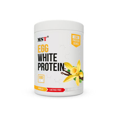 MST, Протеїн EGG White Protein, 500 грам Vanilla, Ваніль, 500 грам