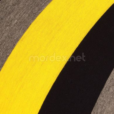 Mordex, Шорты спортивные стрейчевые Mordex MD5417, черные-желтые (M)