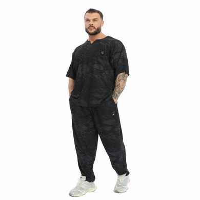 Big Sam, Футболка-Розмахайка(Men's Oversize Technic Camo T-shirt 3365-Black) Чорний ( L )