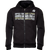 Gorilla Wear, Кофта з капюшоном на замку Bowie Mesh Zipped Hoodie Black, чорна, Чорний, M