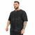 Big Sam, Футболка-Розмахайка(Men's Oversize Technic Camo T-shirt 3365-Black) Чорний ( L )