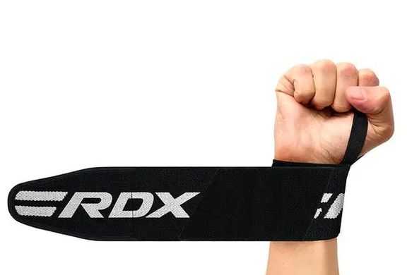 RDX Sports, Бинти для зап'ясть (кистьові бинти) RDX W2 Gym Wrist Wraps Black Pro