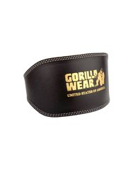 Gorilla Wear, Пояс атлетический Full Leather Padded Belt Black