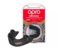 OPRO,Training Level Self Fit 10+Adult Mouthguard Gel Comfort Protection Bronze ( Black )