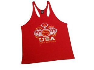 NPC, Майка для бодибилдинга Stringer Tank Top, Красная ( L )