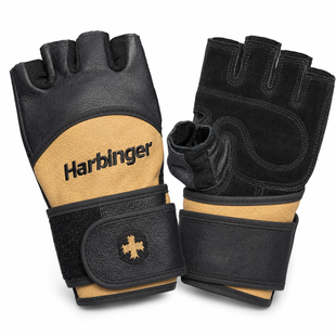 Рукавички для фітнесу та важкої атлетики Harbinger Classic WristWrap 130 Black/Natural, M