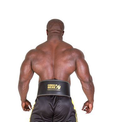 Gorilla Wear, Пояс атлетический Full Leather Padded Belt Black