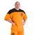 Футболка-розмахайка Mordex Rag Top Legendary Wear M-90 (MD7565-6) чорно-помаранчева M