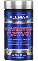 AllMax Nutrition, Карнитин L-Carnitine-Tartrate 120 капсул, 120 капсул
