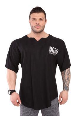 Big Sam, Размахайка Ragtop Rag Top Sweater Fitness Gym T-Shirt Bodybuilding 3282 Чорна XXXL