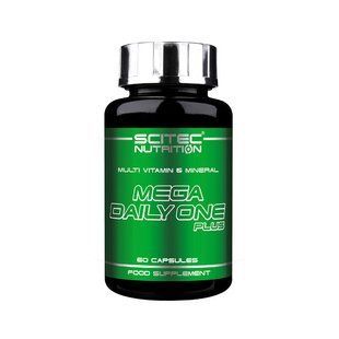 Scitec Nutrition, Вітаміни Mega Dayli One Plus, 60 капсул, 60 капсул