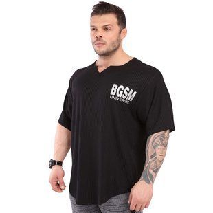 Big Sam, Размахайка Ragtop Rag Top Sweater Fitness Gym T-Shirt Bodybuilding 3282 Черная XXXL