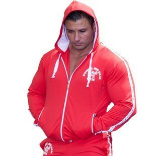 Big Sam, Кофта с капюшоном на замке 3559 Sweatjacke красный M