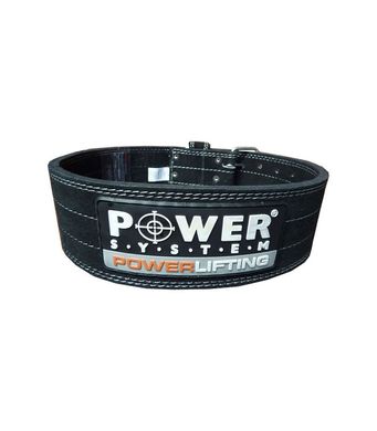 Power System, Пояс для пауэрлифтинга (Power Lifting PS 3800) черный (L)