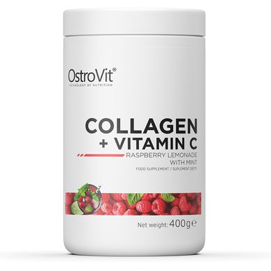 OstroVit, Коллаген Collagen + Vitamin C, 400 грамм raspberry limonade with mint