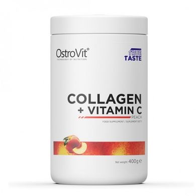 OstroVit,Коллаген Collagen + Vitamin C, 400 грамм peach
