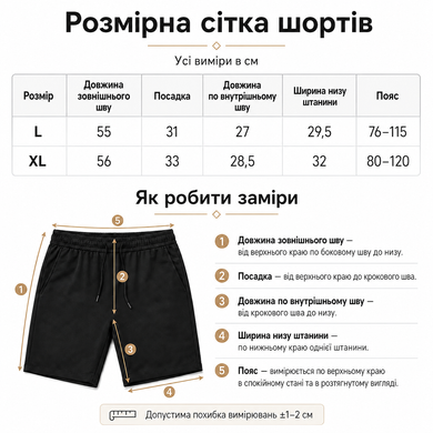 Мужские спортивные шорты HoP 96 черные L