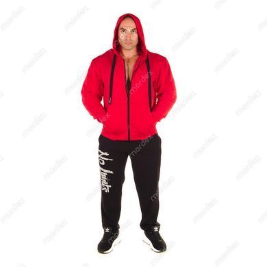 No Limits, Кофта з капюшоном Hoodie Muscle червона ( M )