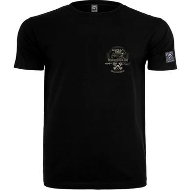 Silberr&uuml;cken T-Shirt Gorilla Biker Friendly Service Crew GB75 Backprint &mdash; Black (L)