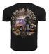 Silberr&uuml;cken T-Shirt Gorilla Biker Friendly Service Crew GB75 Backprint &mdash; Black (L)