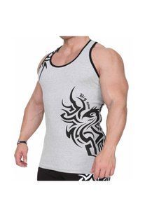 Big Sam, Майка 2289А Muscleshirt Серая, Серый, M