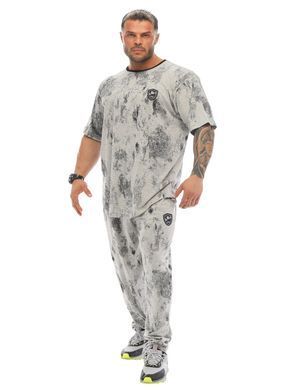 Big Sam &mdash; футболка-розмахайка Oversize Rag Top BGSM 3334, сіра ( XXXXL )