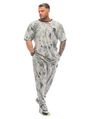 Big Sam &mdash; футболка-розмахайка Oversize Rag Top BGSM 3334, сіра ( XXXXL )