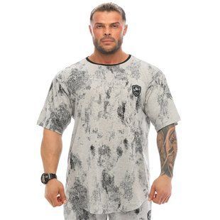 Big Sam &mdash; футболка-размахайка Oversize Rag Top BGSM 3334, серая ( XXXXXL )