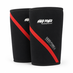 Наколінники спортивні HardPower Knee Support 7 мм неопренові &mdash; чорні M