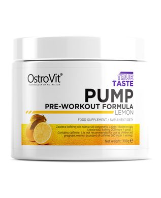 OstroVit, Предтренік Pump Pre-Workout Formula, 300 грам Кавун