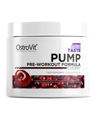 OstroVit, Предтренік Pump Pre-Workout Formula, 300 грам Chery