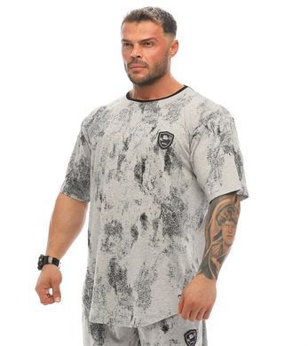 Big Sam &mdash; футболка-розмахайка Oversize Rag Top BGSM 3334, сіра ( XXXXL )