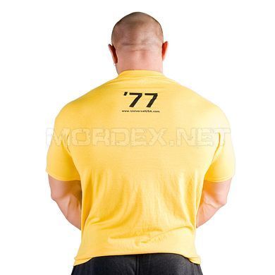 Universal Nutrition, Футболка (Лого Юниверсал 77), желтая ( M )