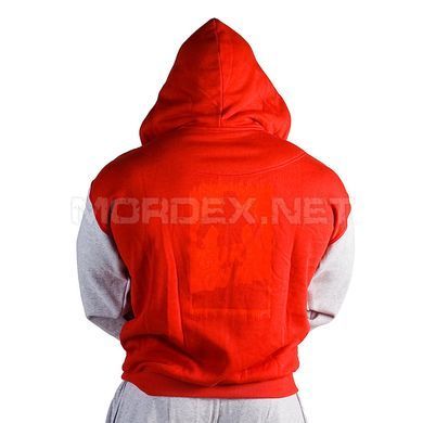 Mordex, Толстовка теплая New Line Euro Gym(MD1415-5), Красный/Светло-серый ( M )