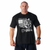 Hard Power(USA), Футболка з коротким рукавом Flag Bodybuilding Workout(Oversized MD7502-6), Black Color Hunt ( L )