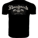 Silberr&uuml;cken Herren T-Shirt &bdquo;Roughneck Gainz&ldquo; (MR52), Frontdruck &ndash; Black (L)