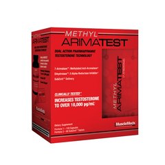 MuscleMeds Бустер тестостерона Мethyl Arimatest, 120 капсул + 60 таблеток, 120 капсул + 60 таблеток