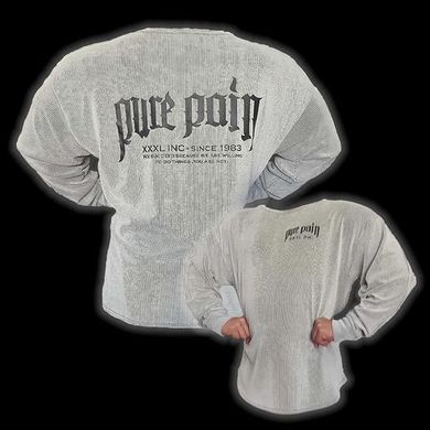 Explosive Fibres, Реглан "Pure Pain" Crew Neck Sweatshirt Серая ( M )
