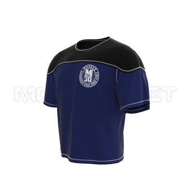 Mordex, Футболка-Розмахайка Rag Top Legendary Wear M-90(MD7565-3) Чорний-Темно Синій ( L )