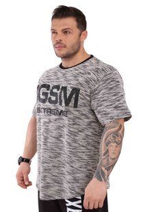 Big Sam, Футболка для бодибилдинга 3313 T-SHIRT серая XXL