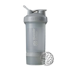 Blender Bottle, Спортивный шейкер ProStak Pebble, 650 мл, Серый, 650 мл