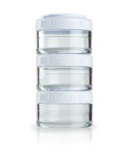 Blender Bottle, Контейнер GoStak 60cc 3 Pack, White