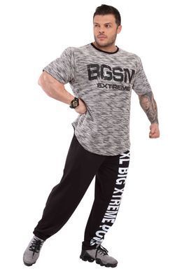 Big Sam, Футболка для бодібілдингу 3313 T-SHIRT сіра XXL