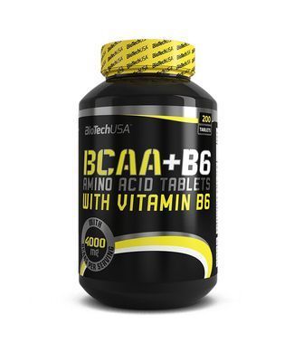 Biotech USA, Бцаа BCAA+B6, 200 таблеток