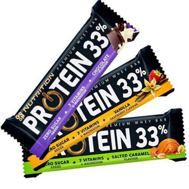 Go On Nutrition, Протеїновий батончик Protein Bar 33%, 50 грам Chocolate