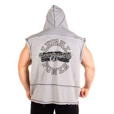 LegalPower, Безрукавка с капюшоном Ottomix Hoodie Vest 4895-864 серая ( M )