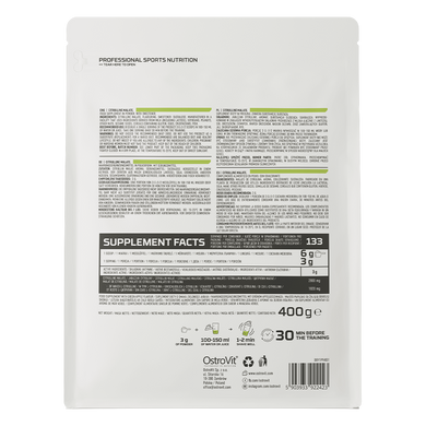 Цитруллин OstroVit Citrulline 400 г Green Apple