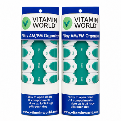 Таблетница Vitamin World 7 Day AM/PM Organizer на 7 дней