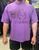 Hard Power(USA), Футболка с коротким рукавом Flag Bodybuilding Workout(Oversized MD7502-3), Purple Color Hunt ( XXXL )