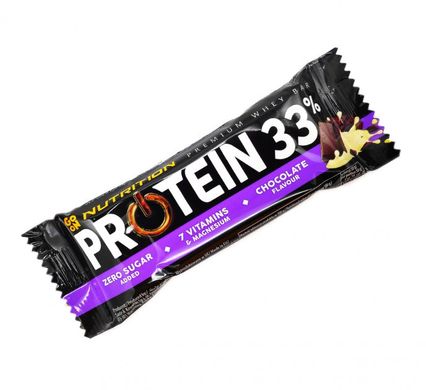 Go On Nutrition, Протеиновый батончик Protein Bar 33%, 50 грамм Chocolate